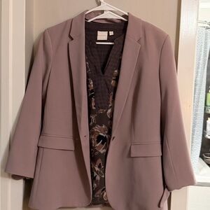 Banana Republic Blush Pink Blazer Jacket